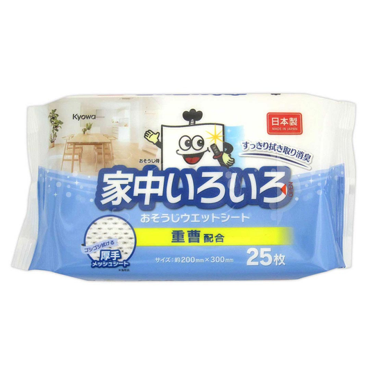 家中いろいろ お掃除ウェットシート 25枚（20個入り）